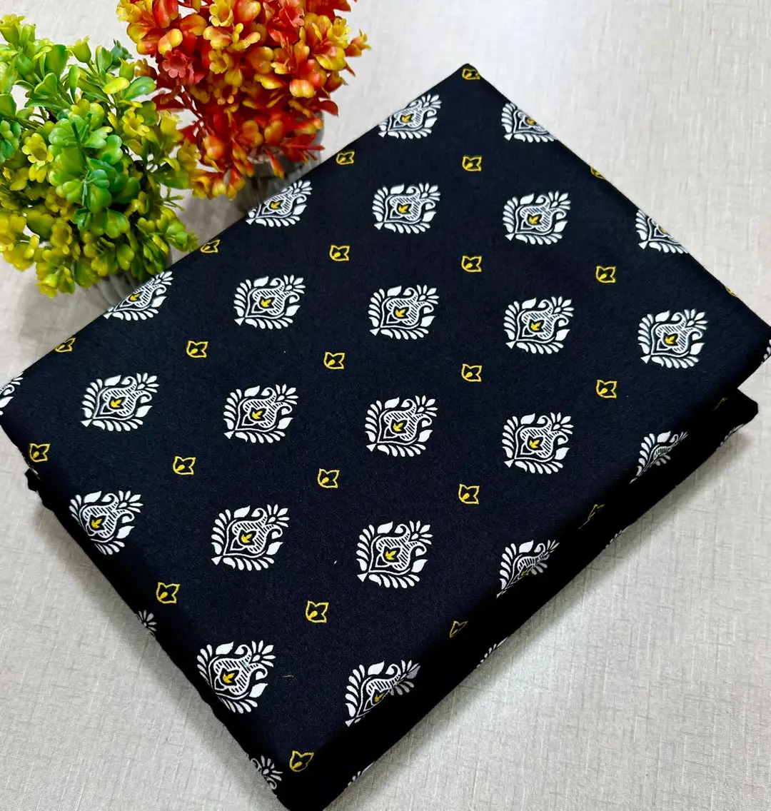 2 Pcs Women's Unstitched Printed Suit