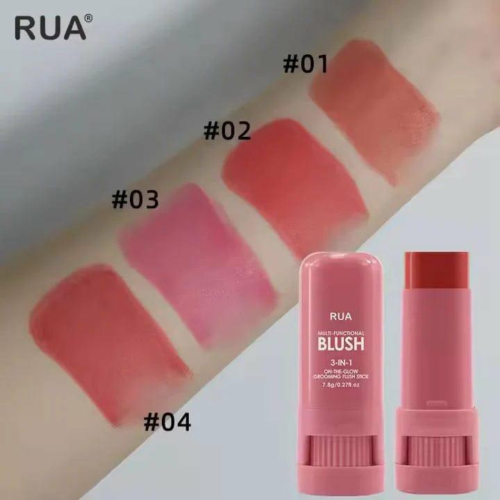 Matte Blush Stick 3 Pcs Long Lasting Glow