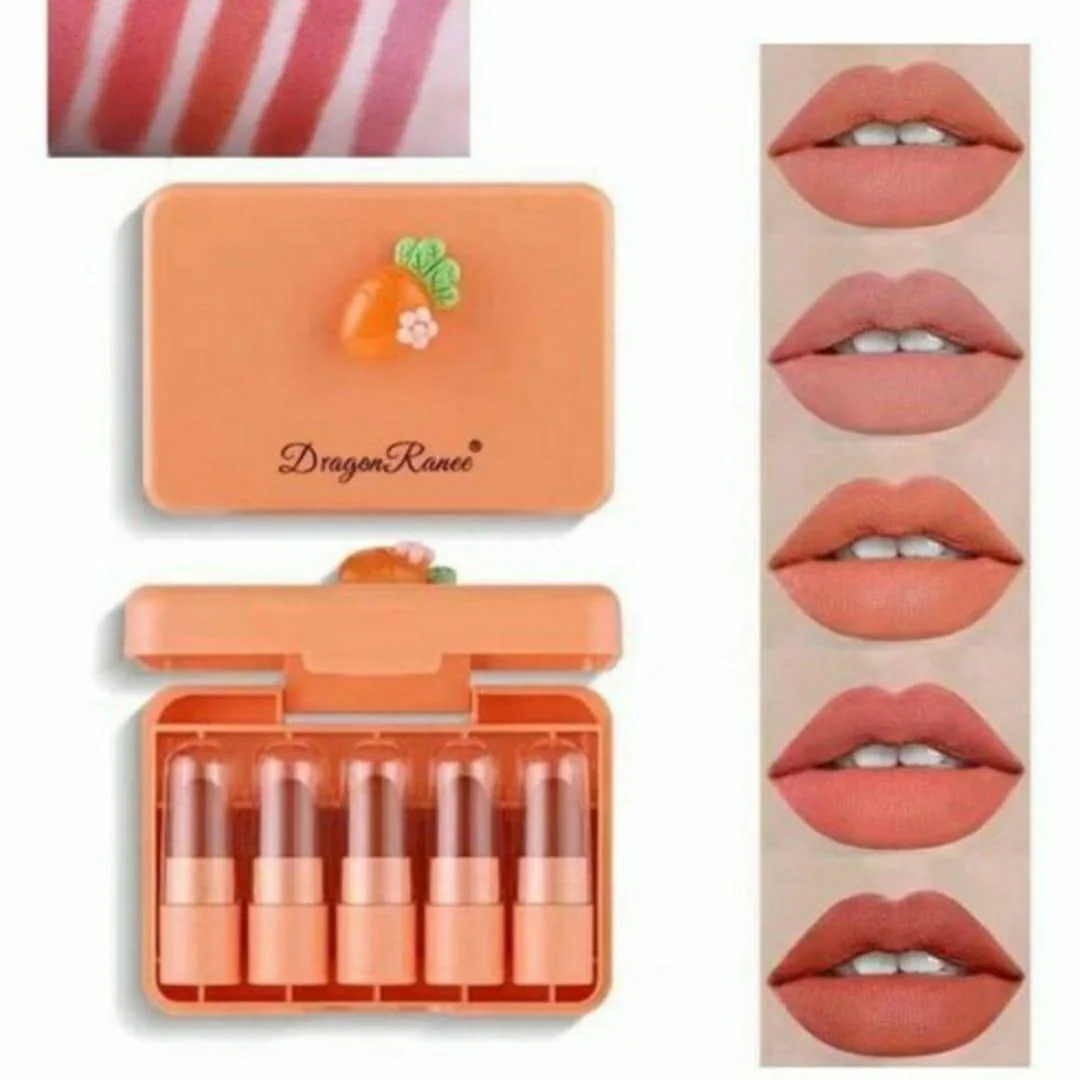 High Pigmented Lipstick - 5 Pcs for Bold & Beautiful Lips