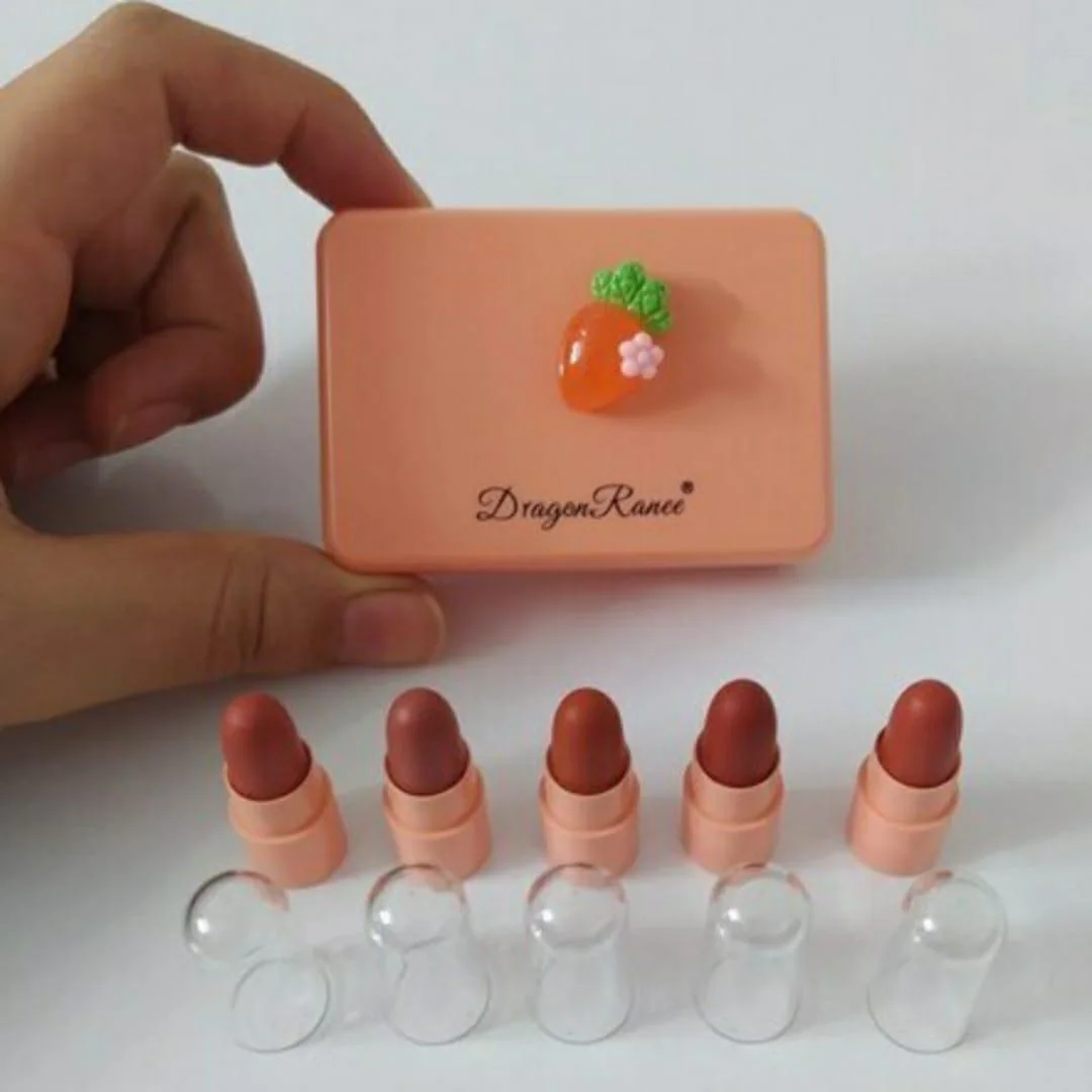High Pigmented Lipstick - 5 Pcs for Bold & Beautiful Lips