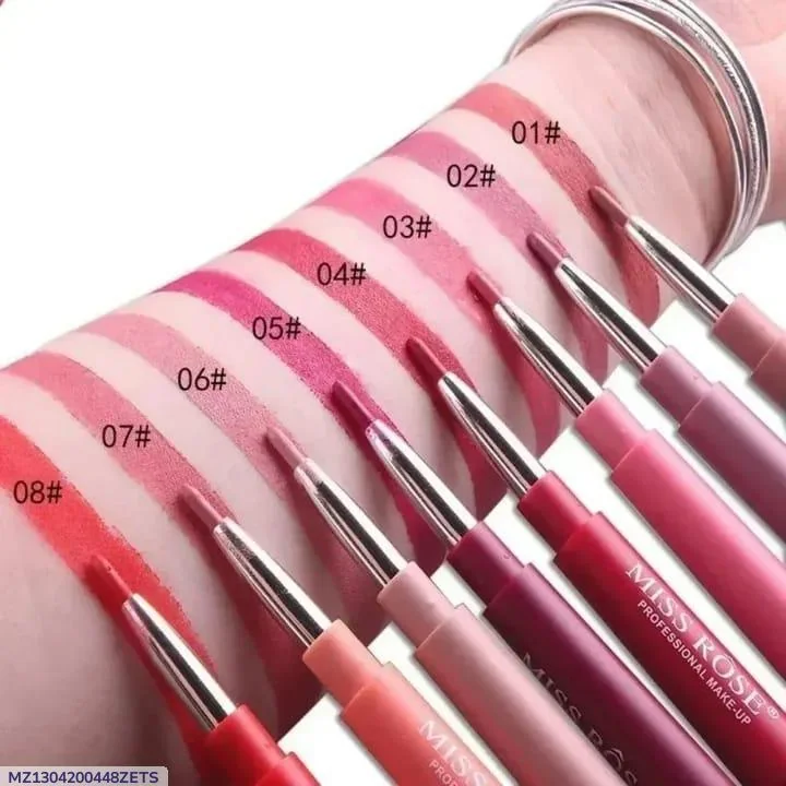 Hydrating High Pigmented Lip Set - 1 Set for Bold and Flawless Lips