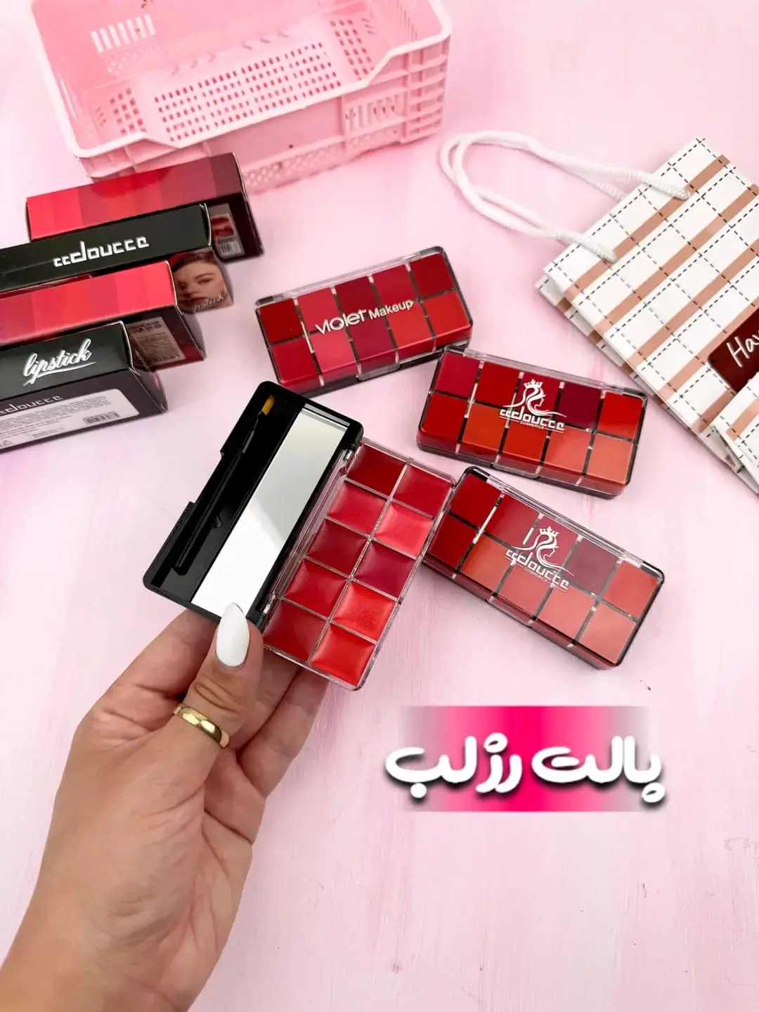 10 In 1 Creamy Lipstick/Blush Palette