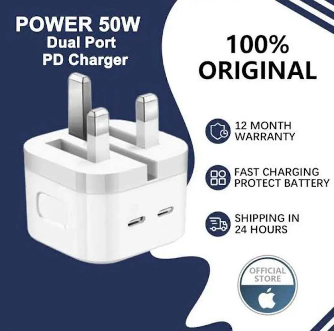 35W USB-C Fast Charger for iPhone 15 Pro Max