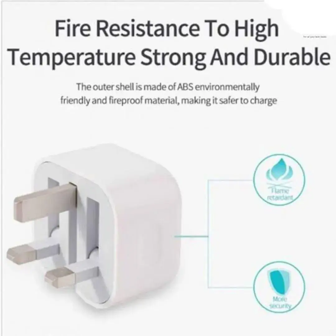 25W iPhone C-C Pd Power Adapter Charger 3 Pin (Uk Pin)