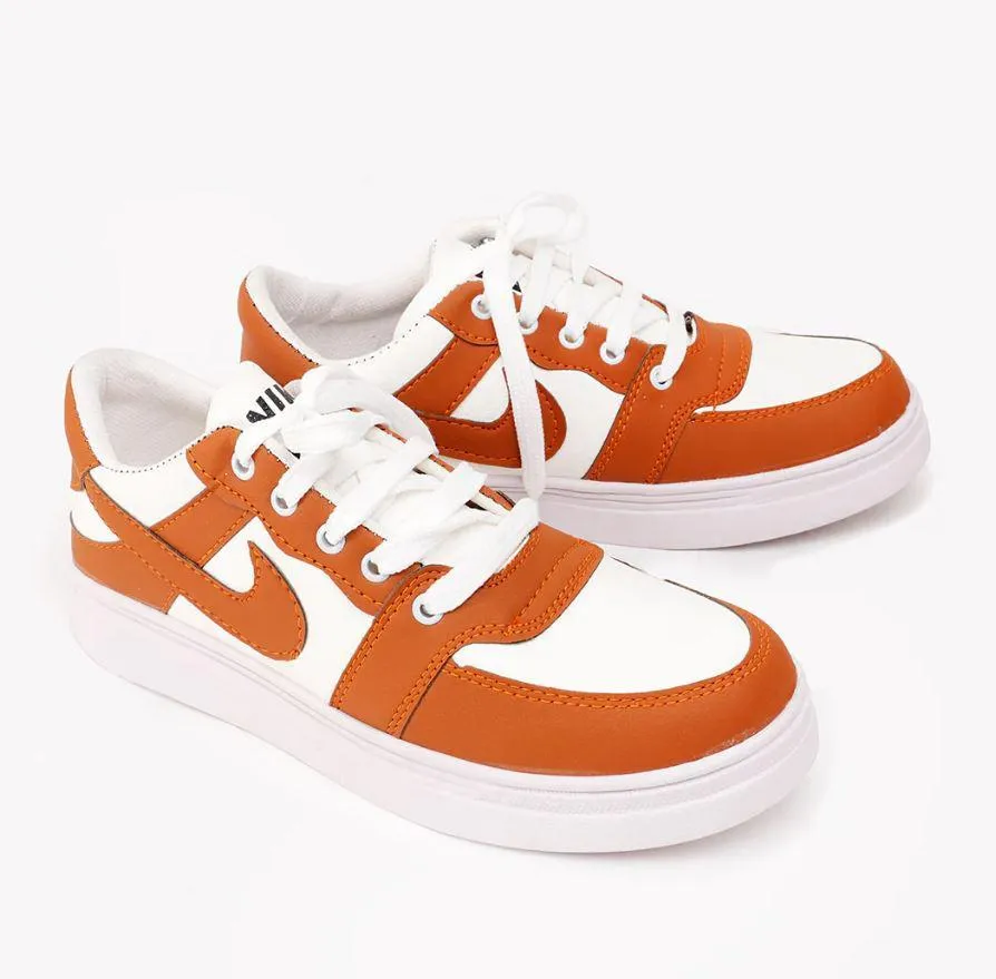 Men's Mustard Rexine Sneakers Size 39-44 Formal Casual