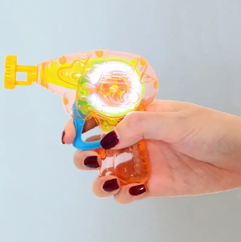 Cute Bubble Blower Toy With Lights and Bubble Soap Included For Kids