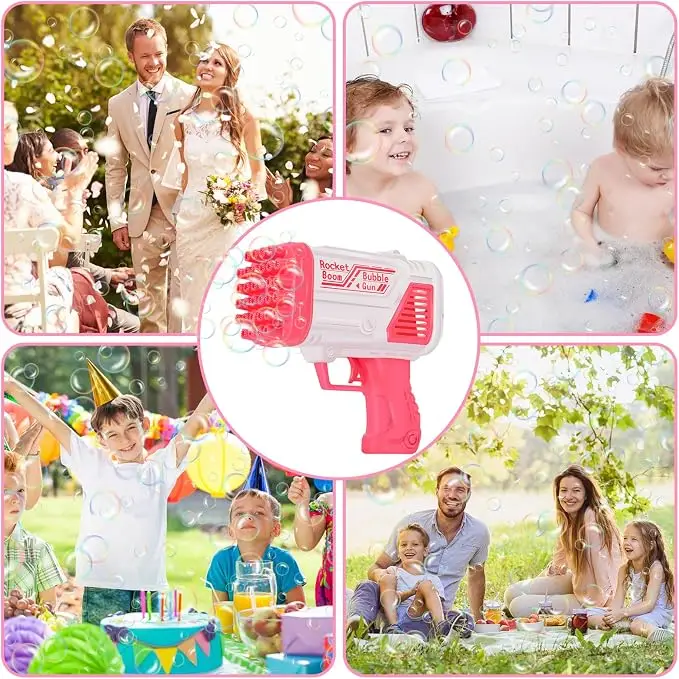 Boy's Plastic Electric Drive Set Bubble Gun (4c6t0)