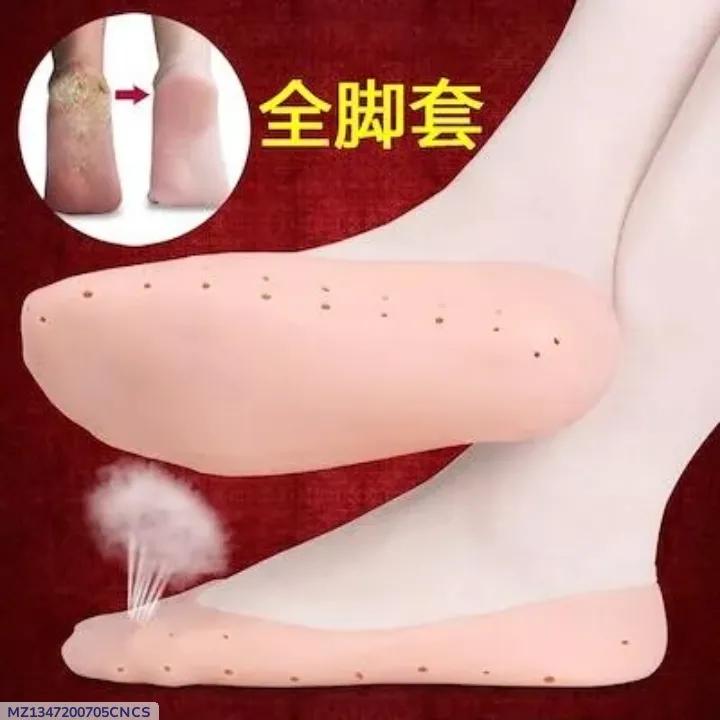 Anti-Crack Heel Socks Silicone Unisex Daily Wear