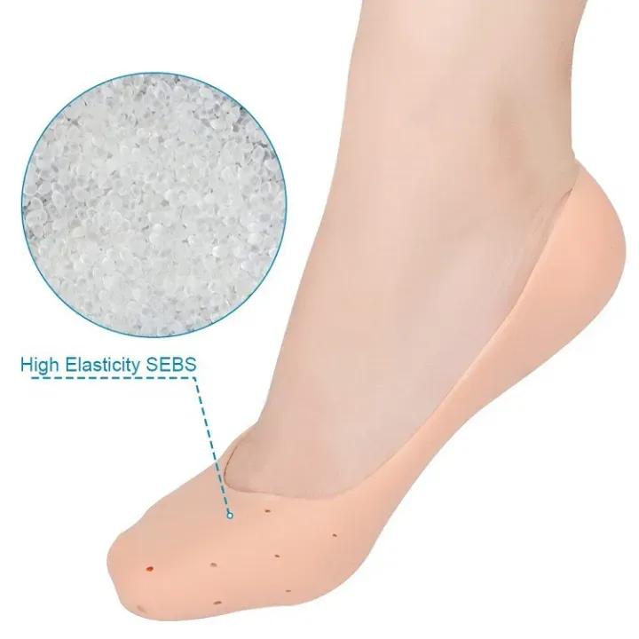 Anti-Crack Heel Socks Silicone Unisex Daily Wear