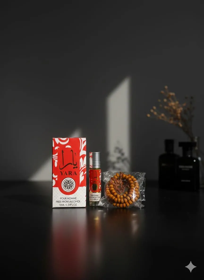 Yara Attar Alcohol-Free Perfume 10ml Red Packaging