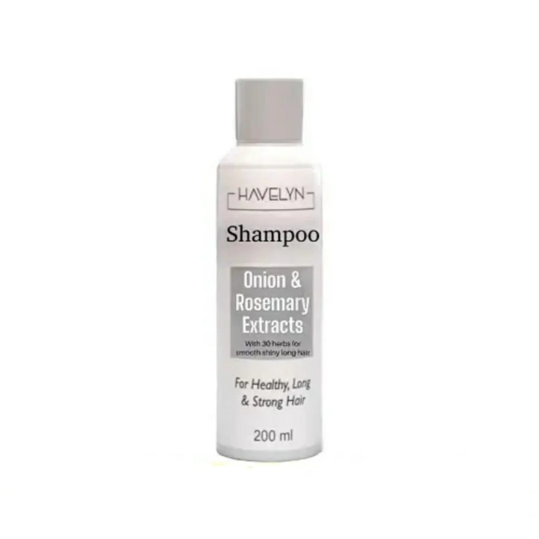 Nourishing Hair Shampoo with Onion & Rosemary for Root Strength and Elasticity 200 Ml
