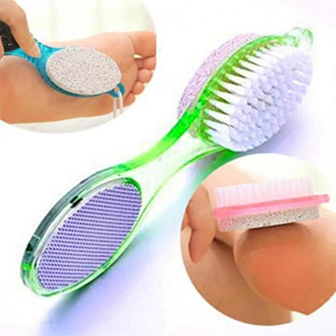 4-in-1 Durable Foot Scrubber for Deep Cleansing & Self Care