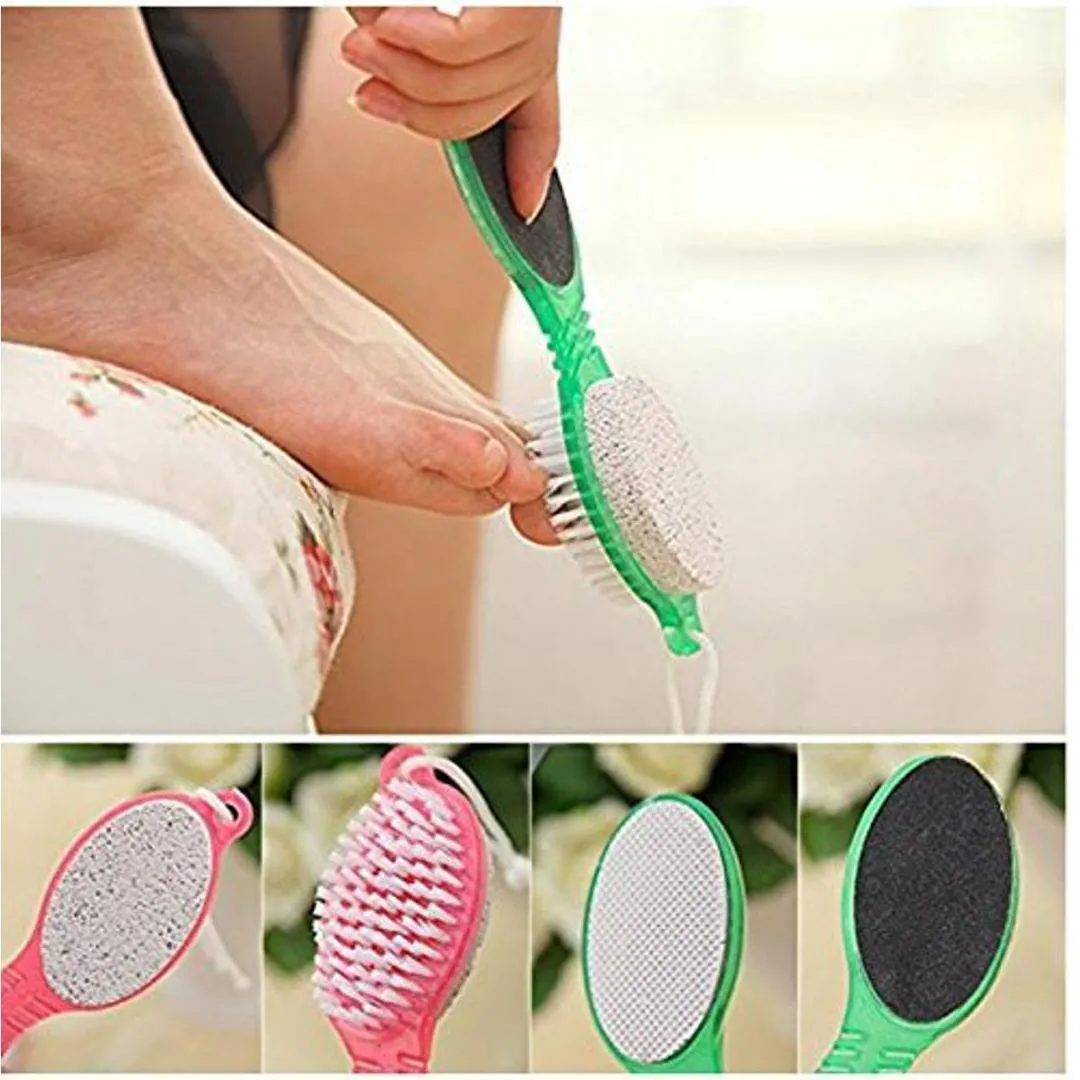 4-in-1 Durable Foot Scrubber for Deep Cleansing & Self Care