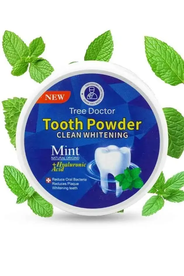Natural Herbal Teeth Whitening Powder Mint Charcoal Tooth Polish