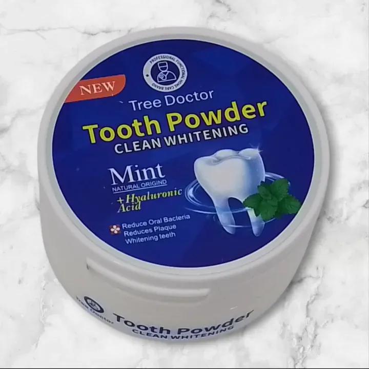 Natural Herbal Teeth Whitening Powder Mint Charcoal Tooth Polish