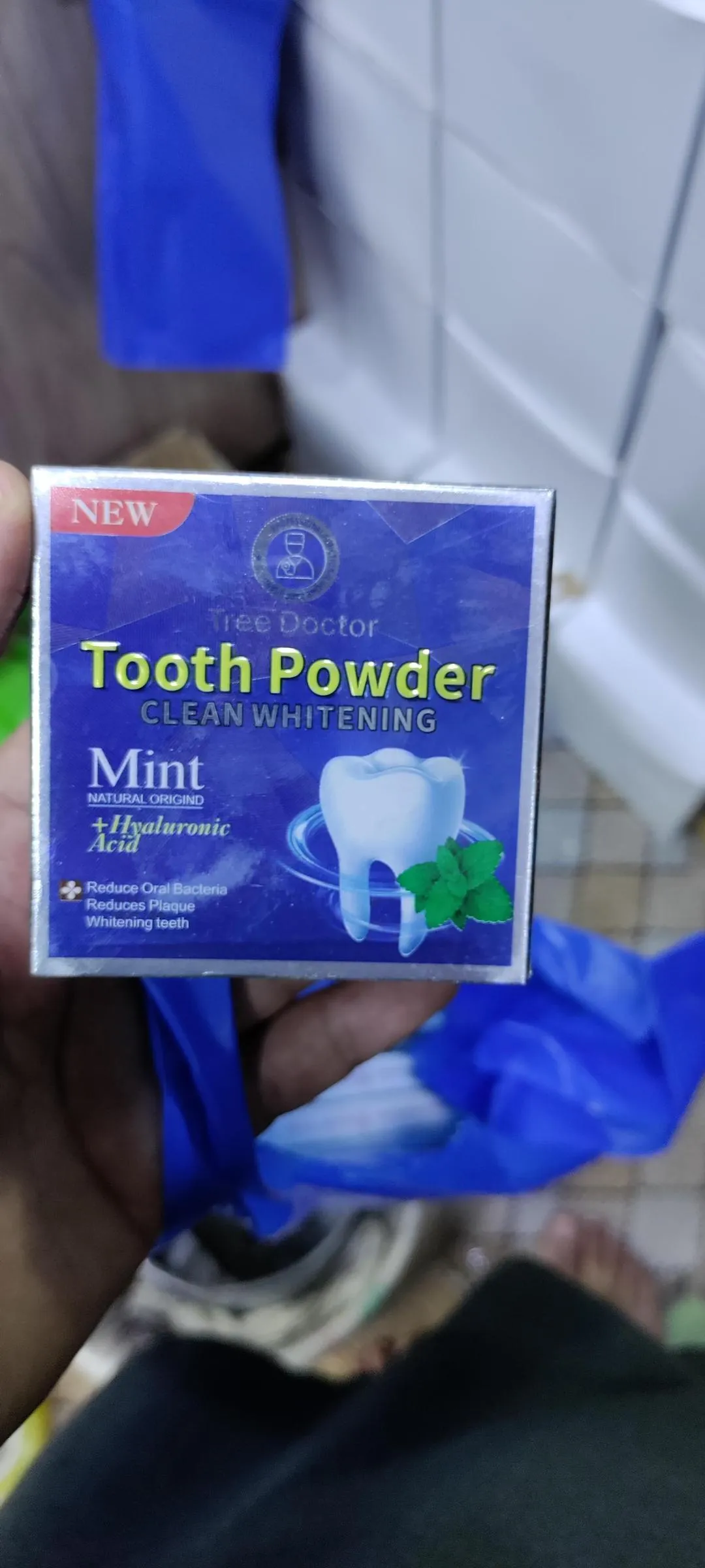 Natural Herbal Teeth Whitening Powder Mint Charcoal Tooth Polish