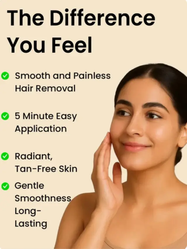 Turmeric Facial Wax - 5 Minutes Painless Herbal Wax Powder