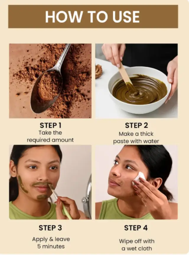 Turmeric Facial Wax - 5 Minutes Painless Herbal Wax Powder