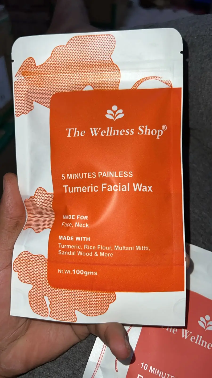 Turmeric Facial Wax - 5 Minutes Painless Herbal Wax Powder