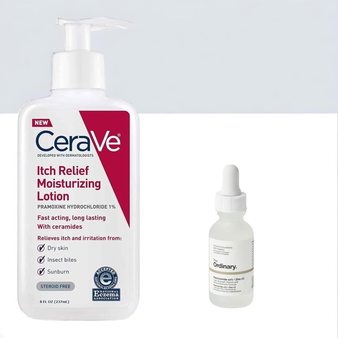 Niacinamide Serum & Facial Cleanser 2 in 1 Skincare Bundle