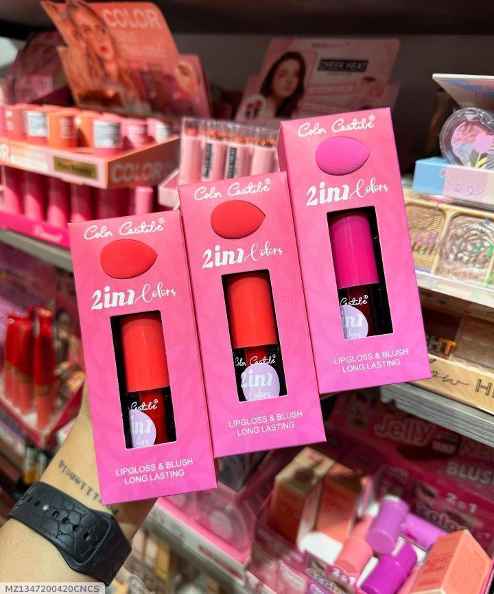 2 in 1 Liquid Blush & Lip Gloss Set for Pakistani Women