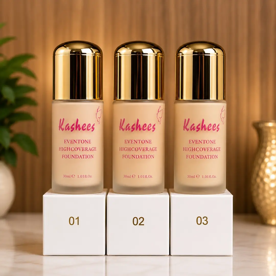 Kashee's 2 In 1 Liquid High Coverage Foundation And Foundation Stick Deal, 30ml
