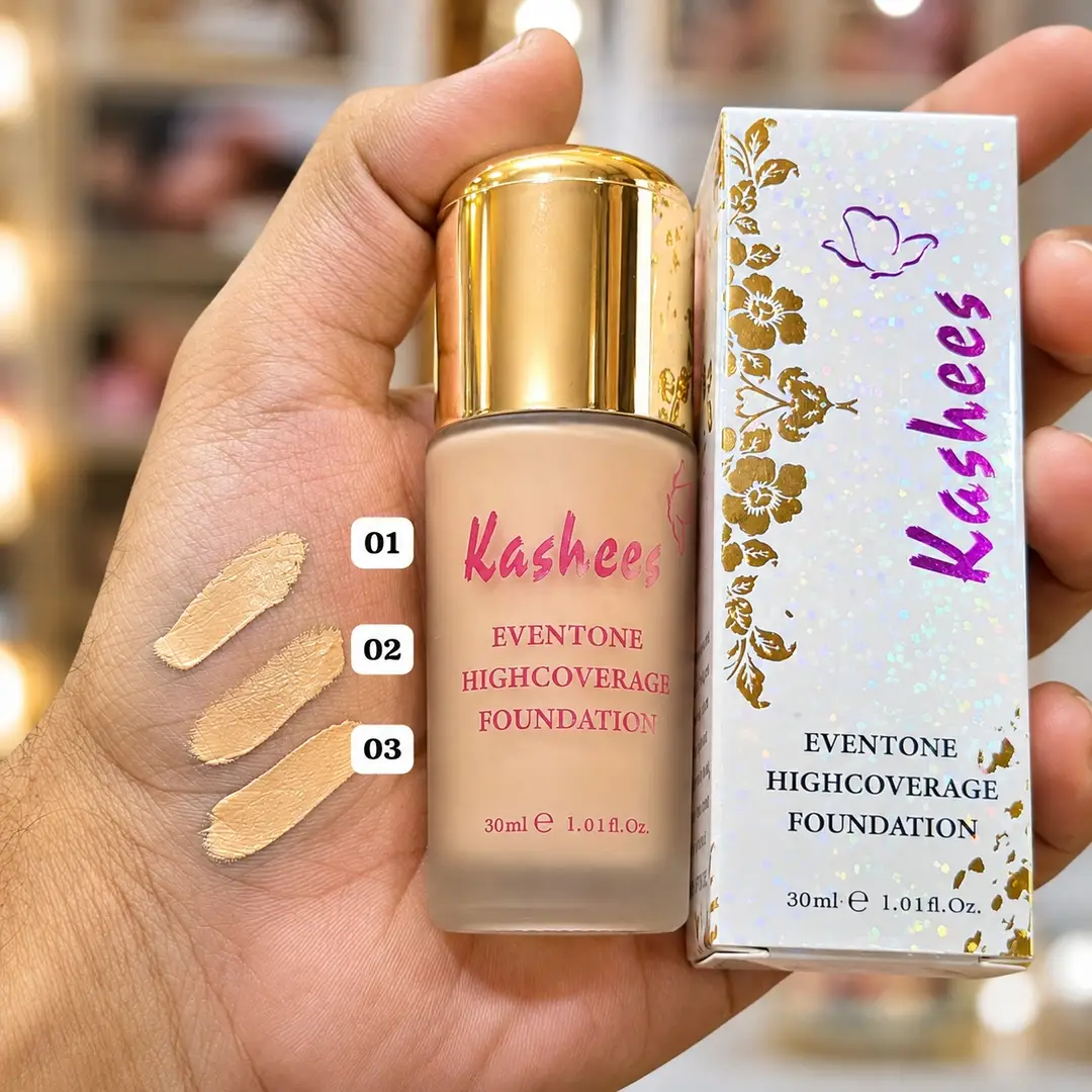 Kashee's 3 In 1 Foundation, Fixer And 2 In 1 Face Powder Deal, Pack Of 3