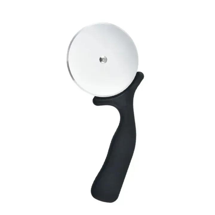 Premium Stainless Steel Pizza Cutter Black Handle