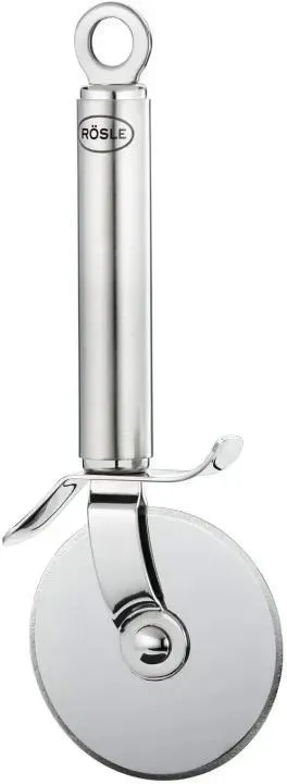 Premium Stainless Steel Pizza Cutter Black Handle