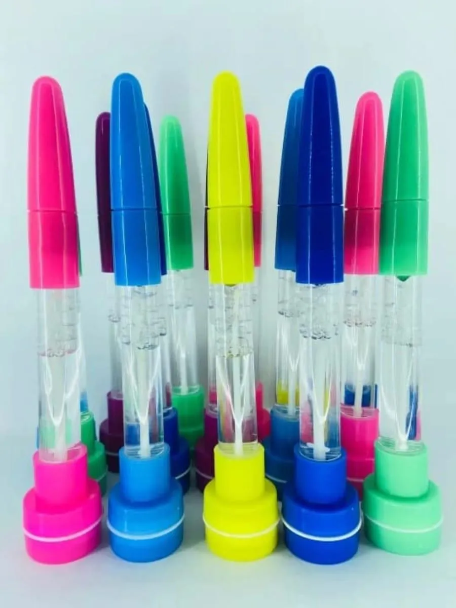 4-in-1 Multifunction Stamp Bubble Ball Pen for Kids Birthday Party Gift