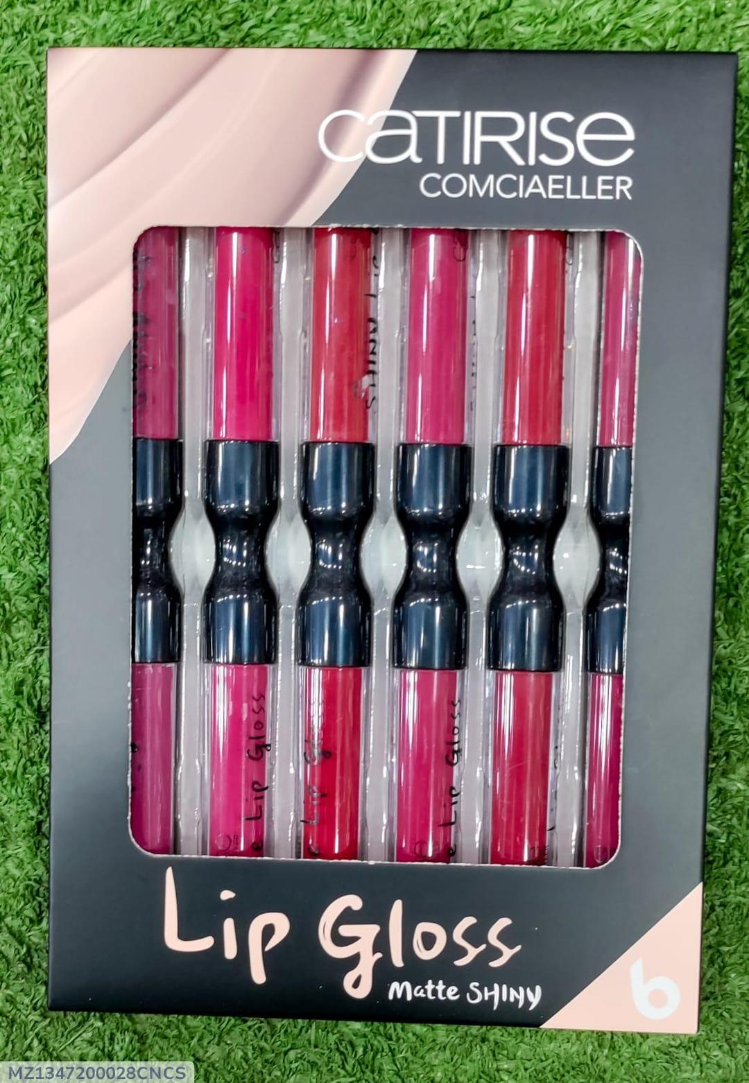 Catirise Matte Shiny Lip Gloss Pack of 6
