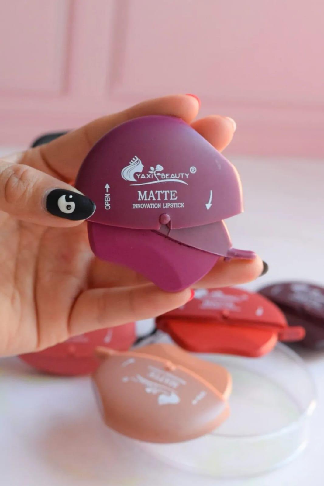 Velvet Matte Lipstick Red Maroon Brown Peach Pink 12 Shades