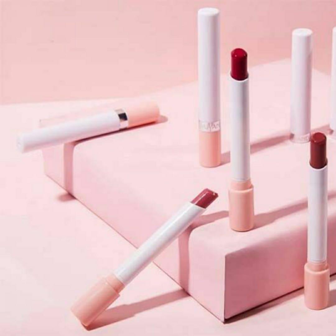 4 Pcs High Pigmented Moisturizing Lipstick Set - Cherry, Nude & Ruby Shades