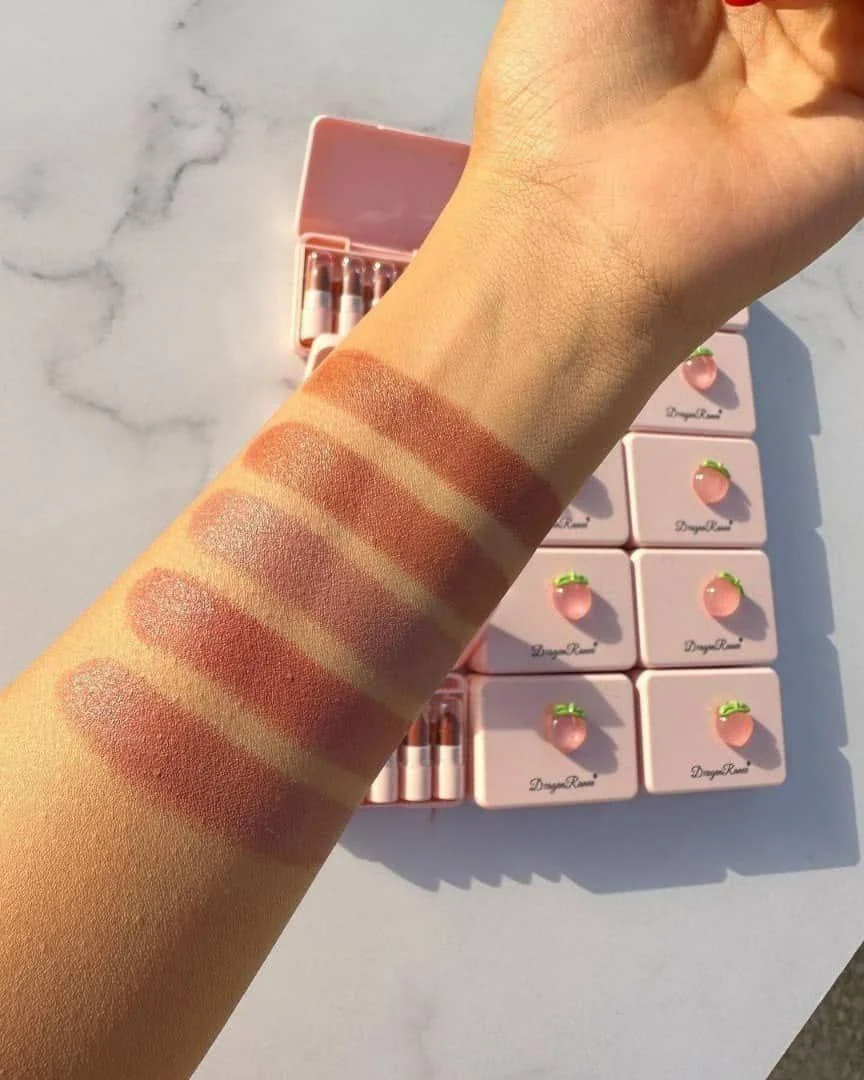 High Pigmented Lipstick Set - 5 Pcs Creamy, Bold Colors & Luxurious Finish