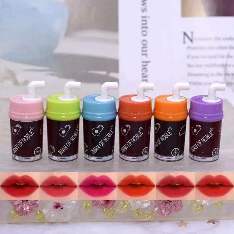 Matte Lip Tint Set of 5 Vibrant Colors