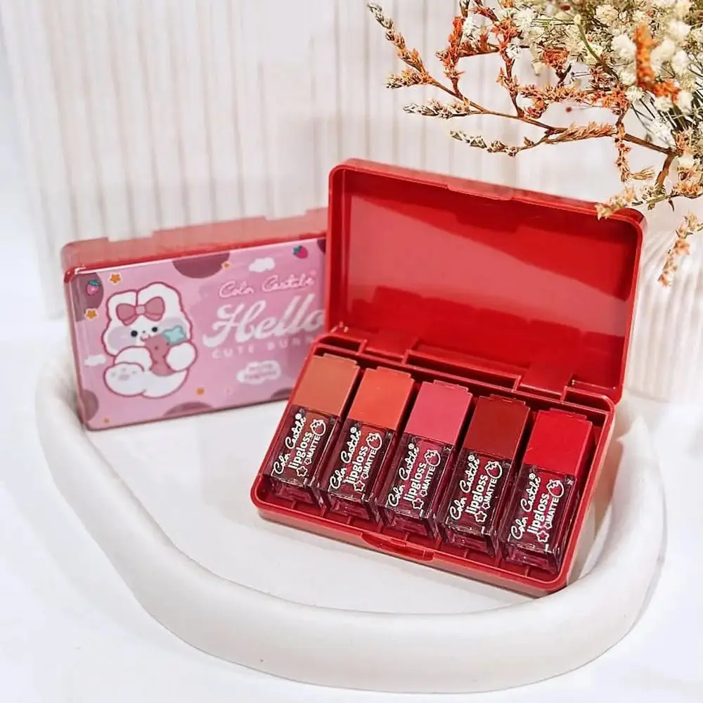 Color Castle Long Lasting Lip Gloss, Pack Of 5