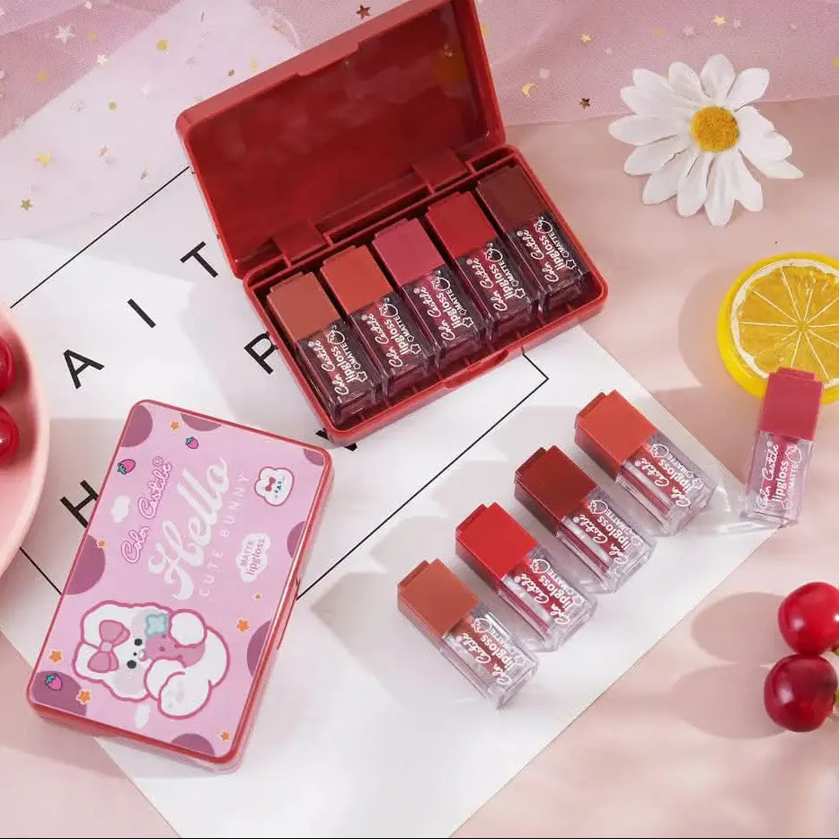 Color Castle Long Lasting Lip Gloss, Pack Of 5