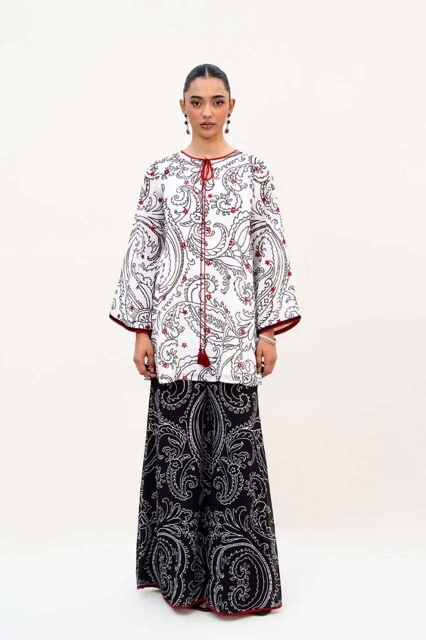 3 Pcs Women's Stitched Lawn Printed Suit