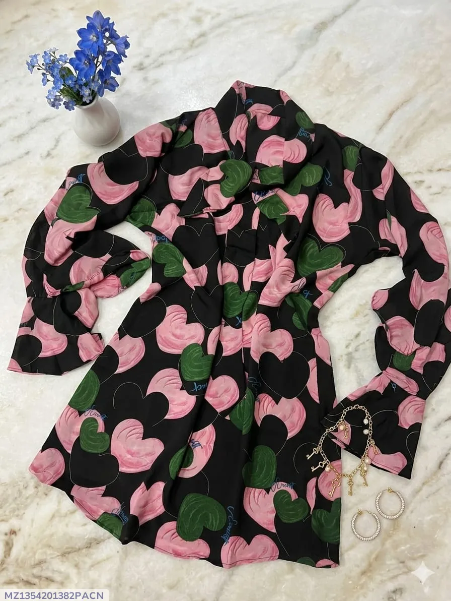 Chiffon Printed Top - Stylish Women's Stitched Wear 1 Pc