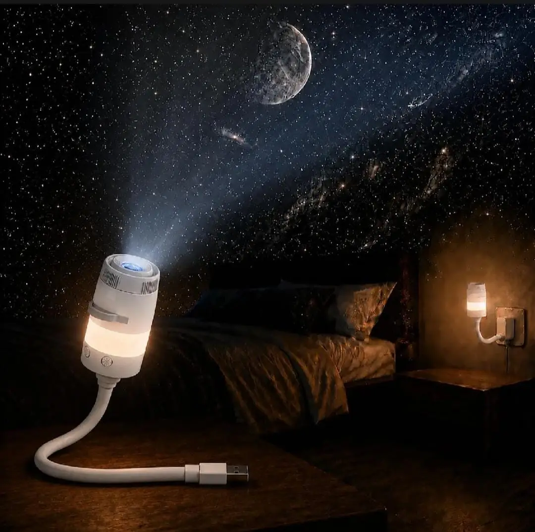 USB Ceiling Moon Earth Projector  Atmosphere Light