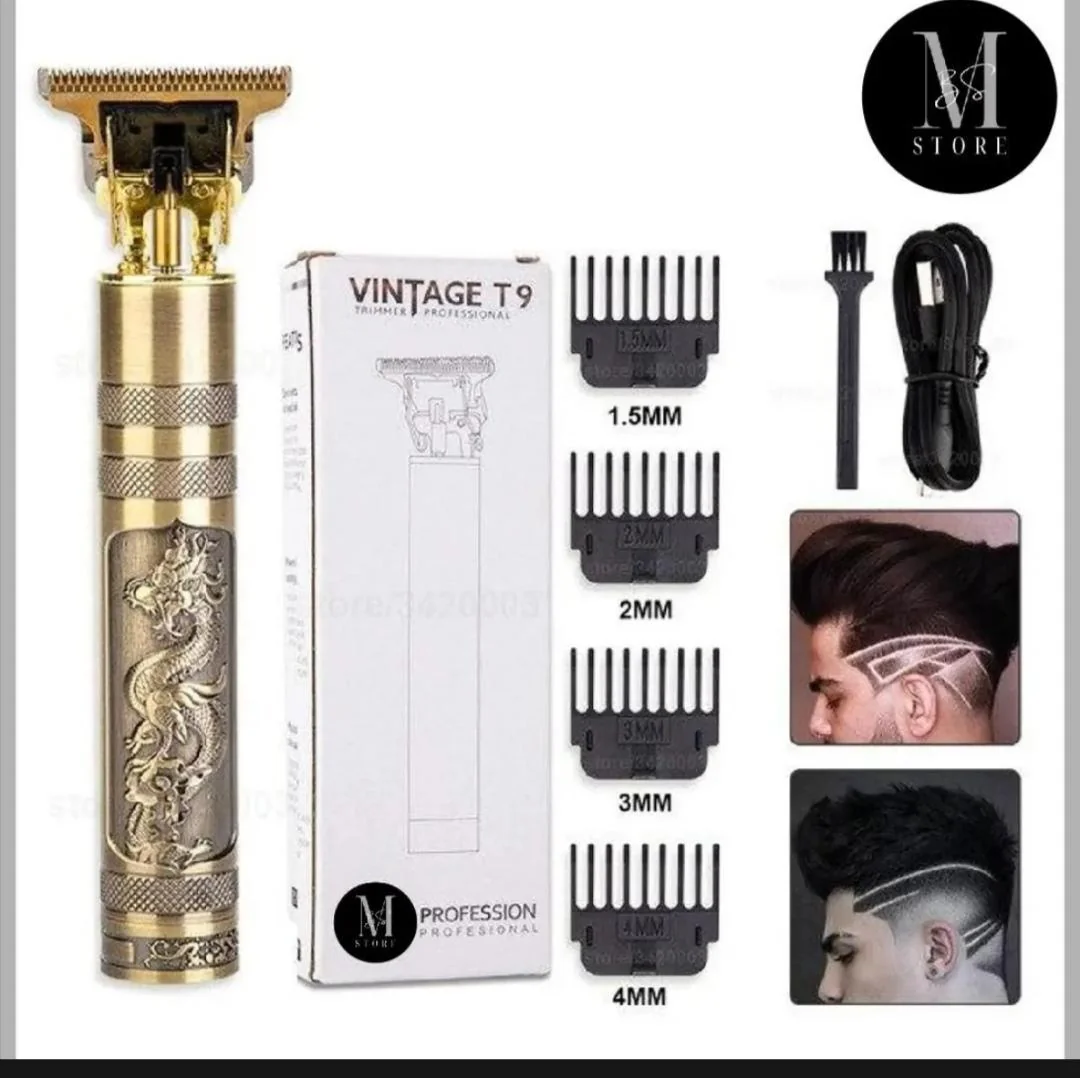 Men's Rechargeable Hair Trimmer with Pop-Up Trimmer - 3 Blades for Effortless Grooming