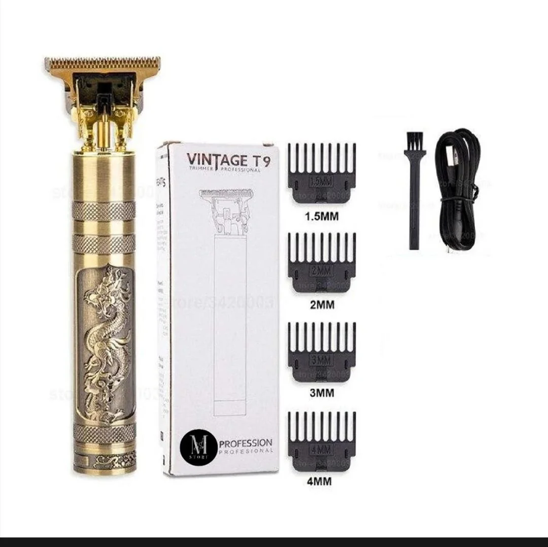 Men's Rechargeable Hair Trimmer with Pop-Up Trimmer - 3 Blades for Effortless Grooming