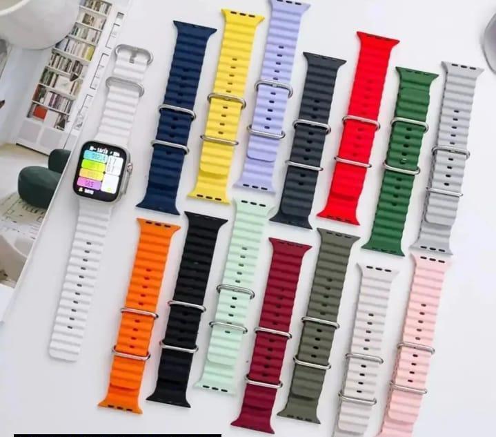 Colorful Silicone Apple Watch Bands for Men Women 40mm