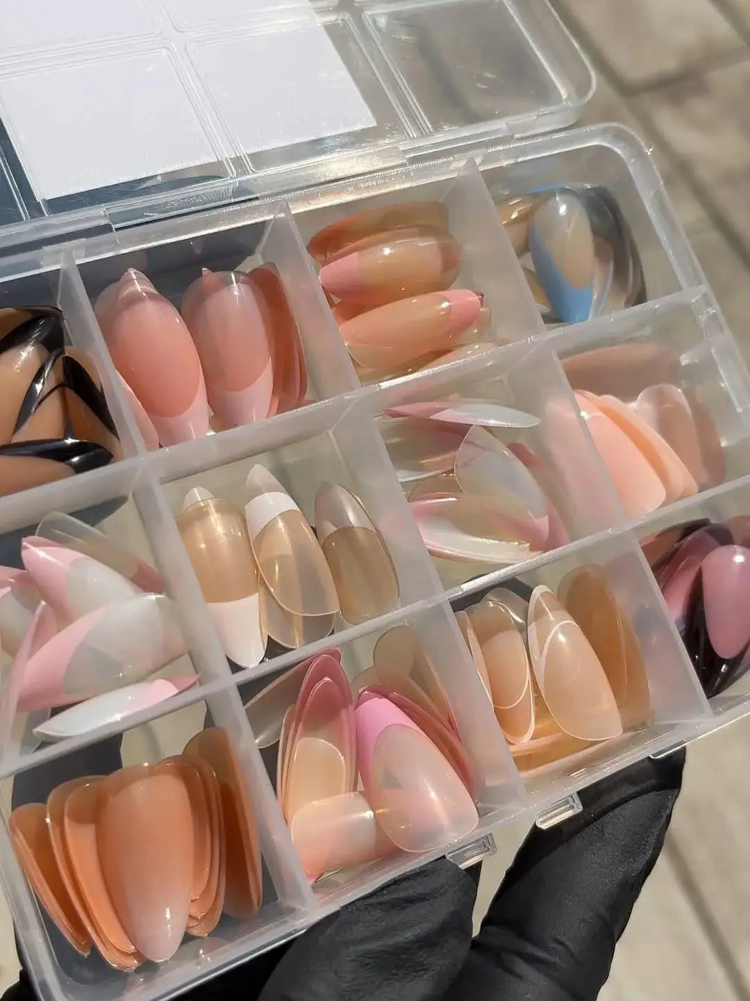 144 Pcs French Tip Nails With Free Nail Glue image 5