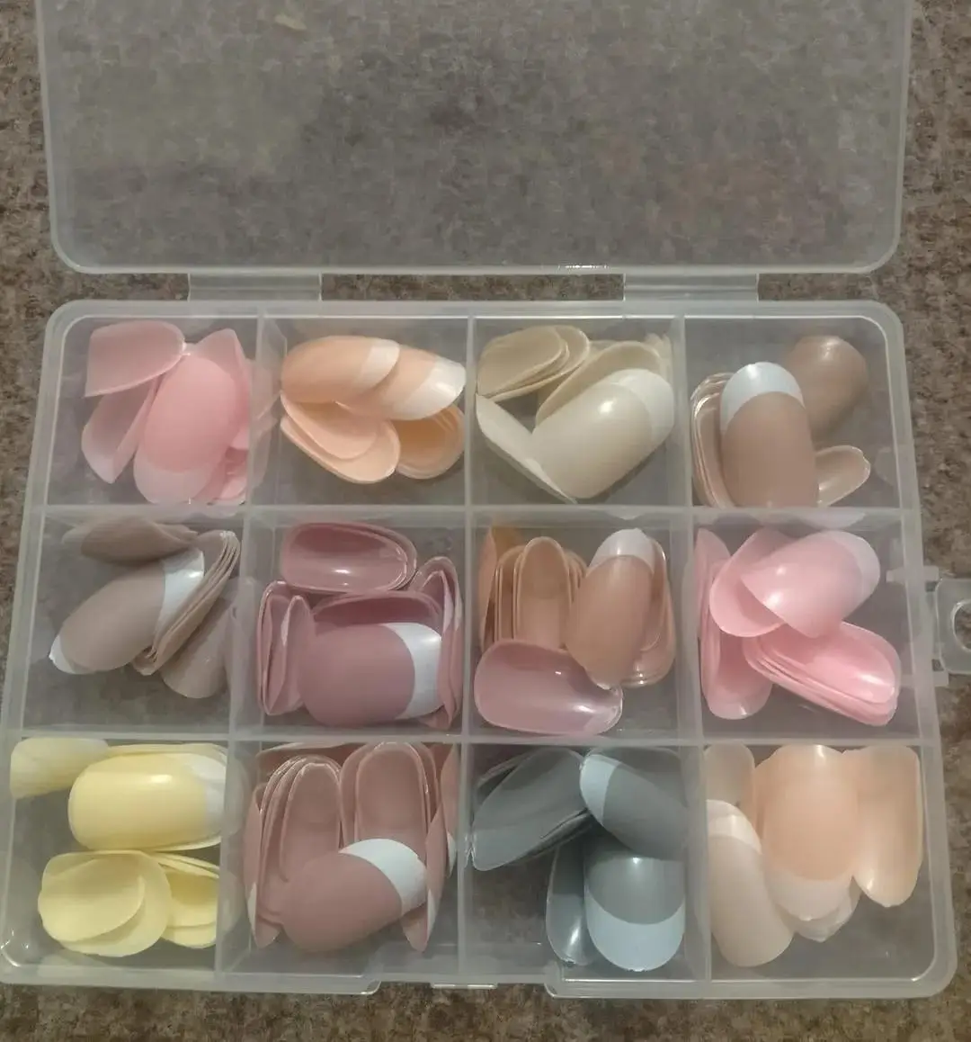 144 Pcs French Tip Nails With Free Nail Glue image 8