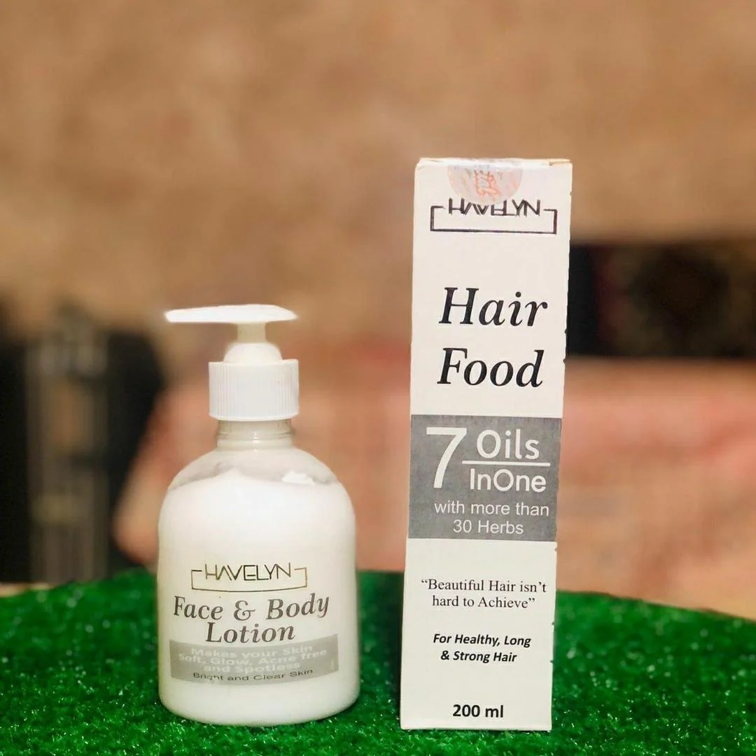 2 in 1 Skincare & Haircare Bundle - Body Lotion & Hair Oil Set