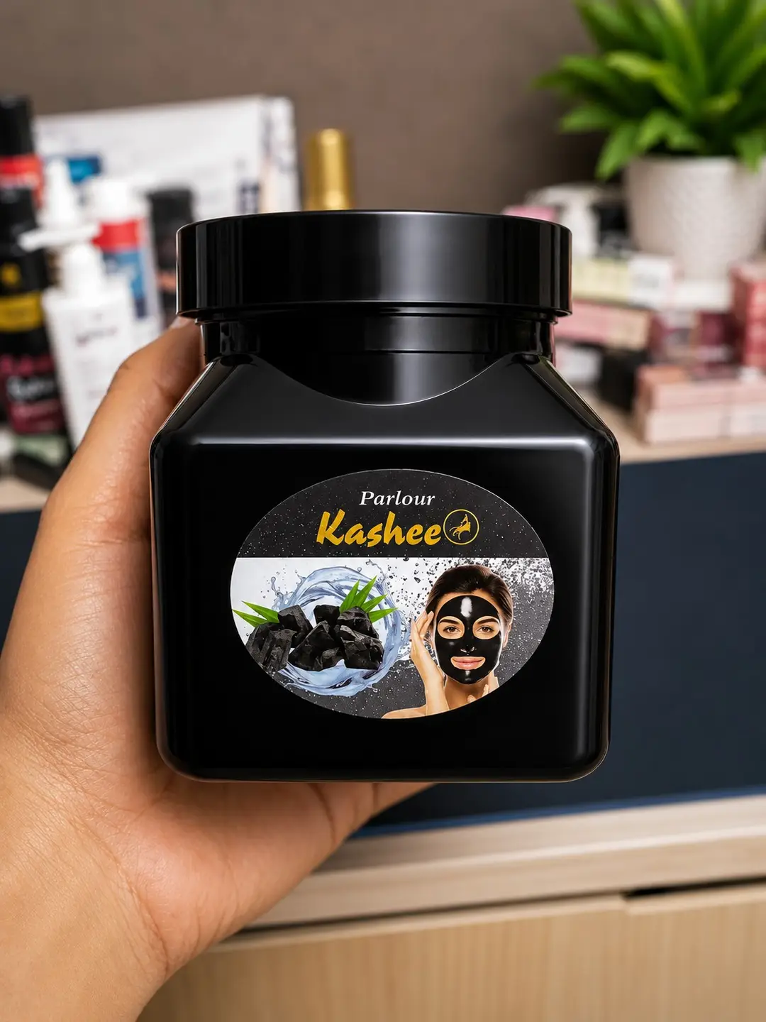 2 in 1 Kashee Black Face Mask And Hair Mask Deal, Skincare And Haircare Bundle