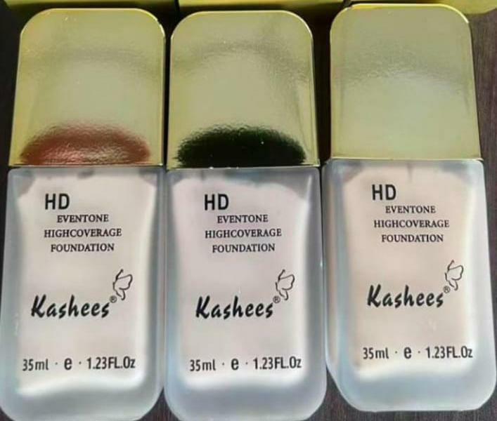 Kashees HD Liquid Foundation Fair Ivory Natural 36h Wear