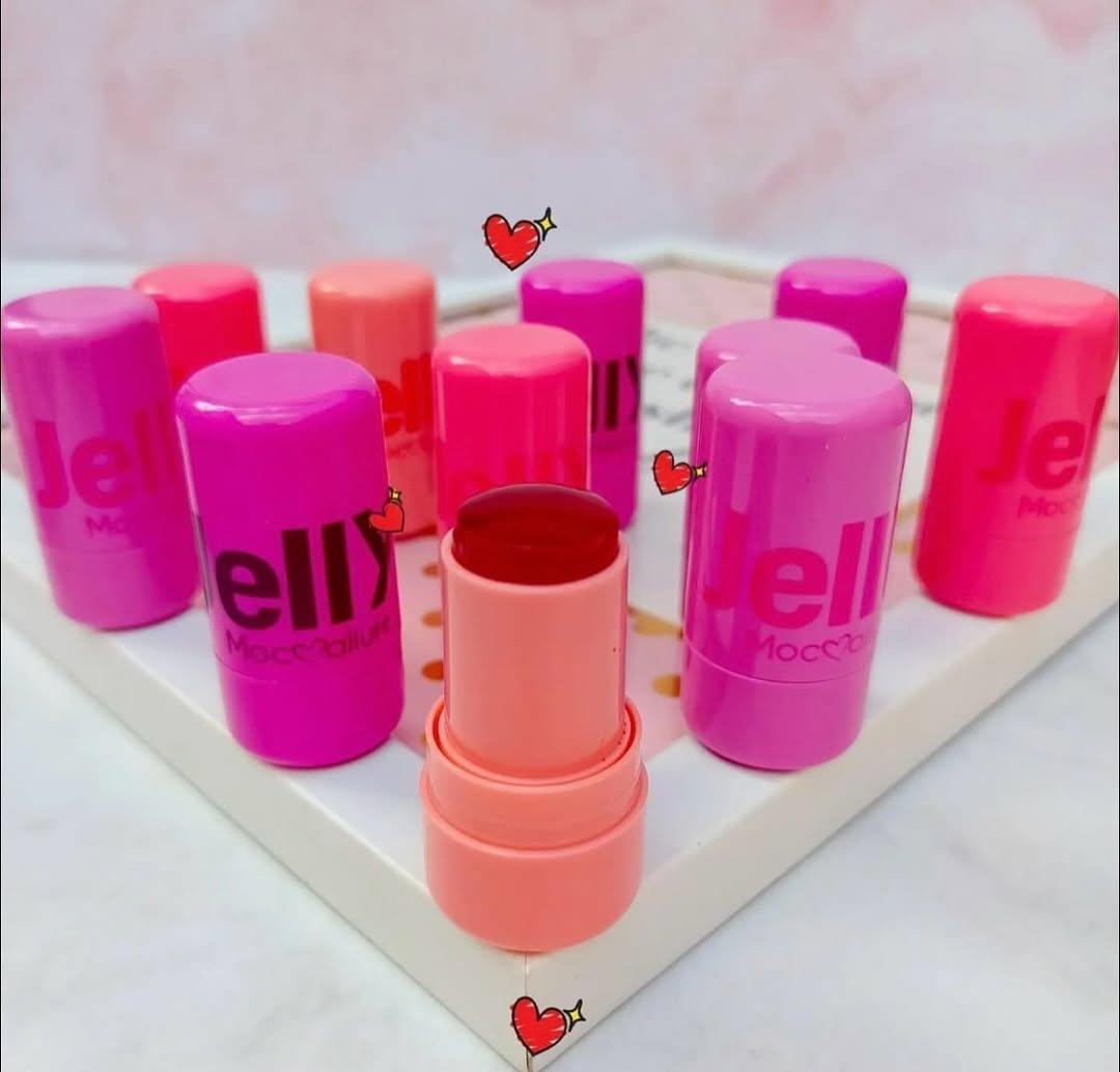 Jelly Blush Stick Light Coverage Pink Red Shades