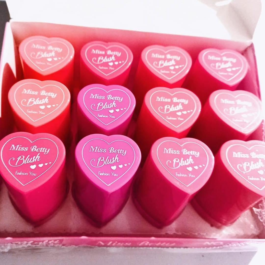 Miss Betty Glowy Blush Heart Shaped Gel